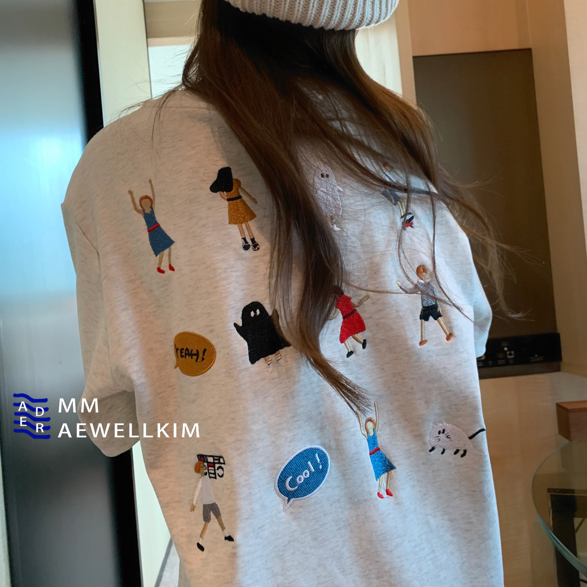 Official picture pure cotton 200g quality 240 catties large size cartoon villain T-shirt summer women