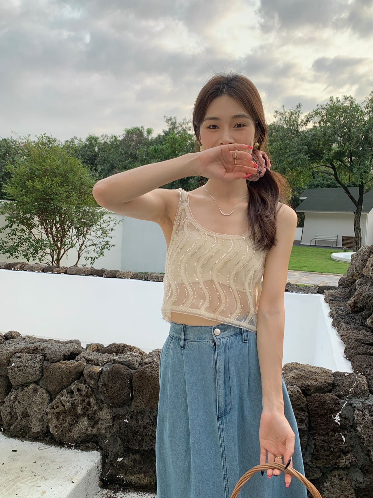 別致驚艷無袖小吊帶背心女夏甜辣疊穿外穿設計感獨特洋氣時髦上衣