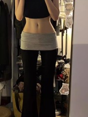 Guangzhou Fabric Pure Desire Lace Edge Long Sleeve T-shirt Autumn Inner Layer Base Shirt Body Shaping Top