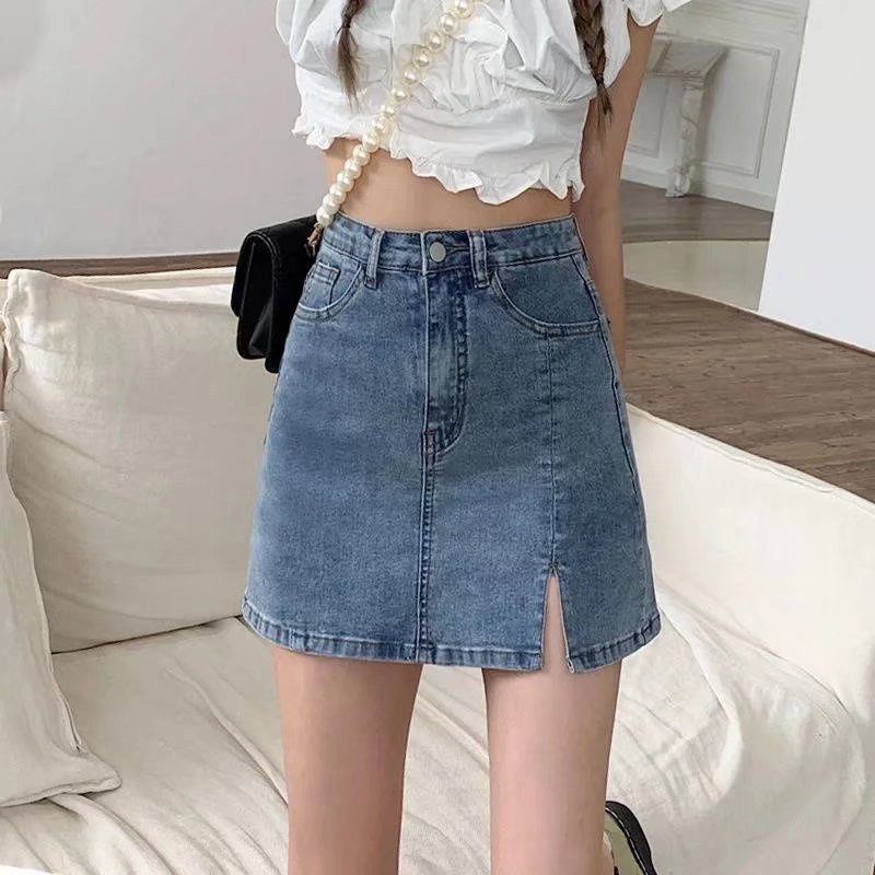 純欲風氣質半身牛仔女春夏季新款顯瘦顯高休閒百搭時尚ins牛仔裙