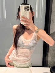 SUNONEONE Pure lace suspender vest for women in spring new thin sexy sexy hot girl top