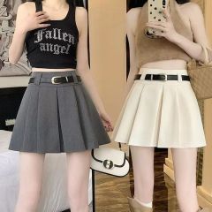 pleated skirt 2025 new style college style anti-exposure high waist slimming Korean style short skirt skirt A-line skirt women