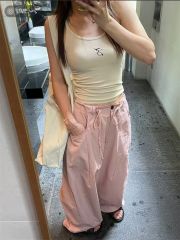 1*1莫代爾法式ins純欲白色吊帶背心外穿辣妹修身內搭夏季獨特上衣