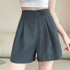 Women's Summer Thin Short Suit Shorts 2025 New Fat Mm Design Sense Minority Loose Casual Hot Pants Wide Leg Pants