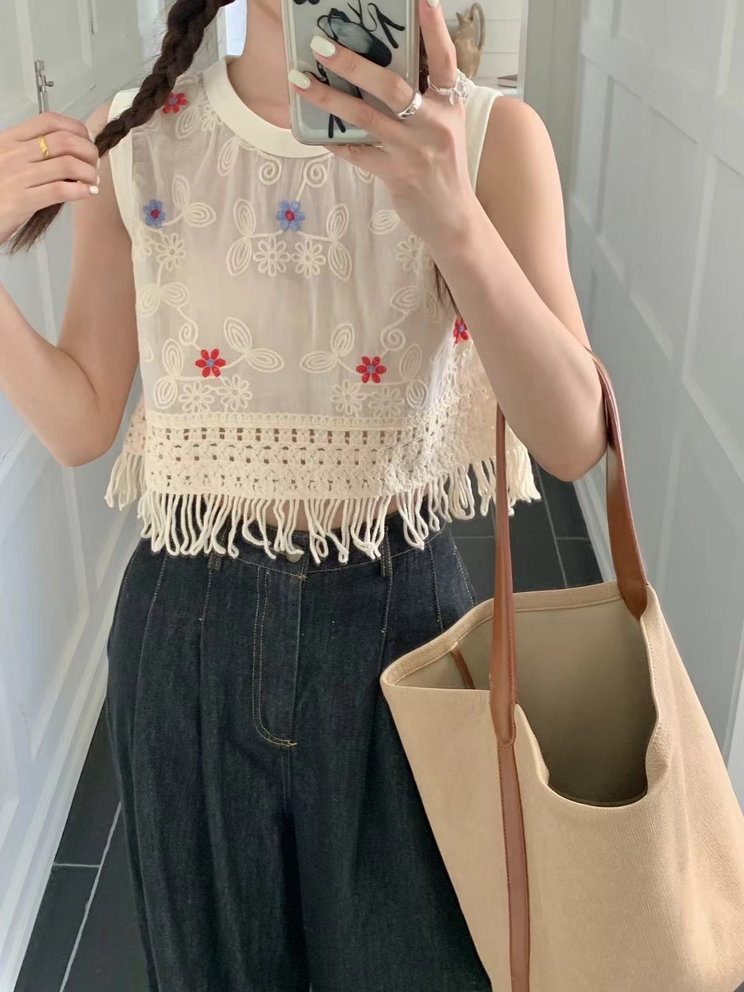 別致驚艷無袖小吊帶背心女夏甜辣疊穿外穿設計感獨特洋氣時髦上衣