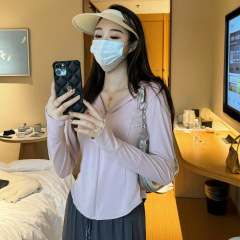 UPF50+修身防曬衣女夏季防紫外線新款超薄冰絲透氣防曬服