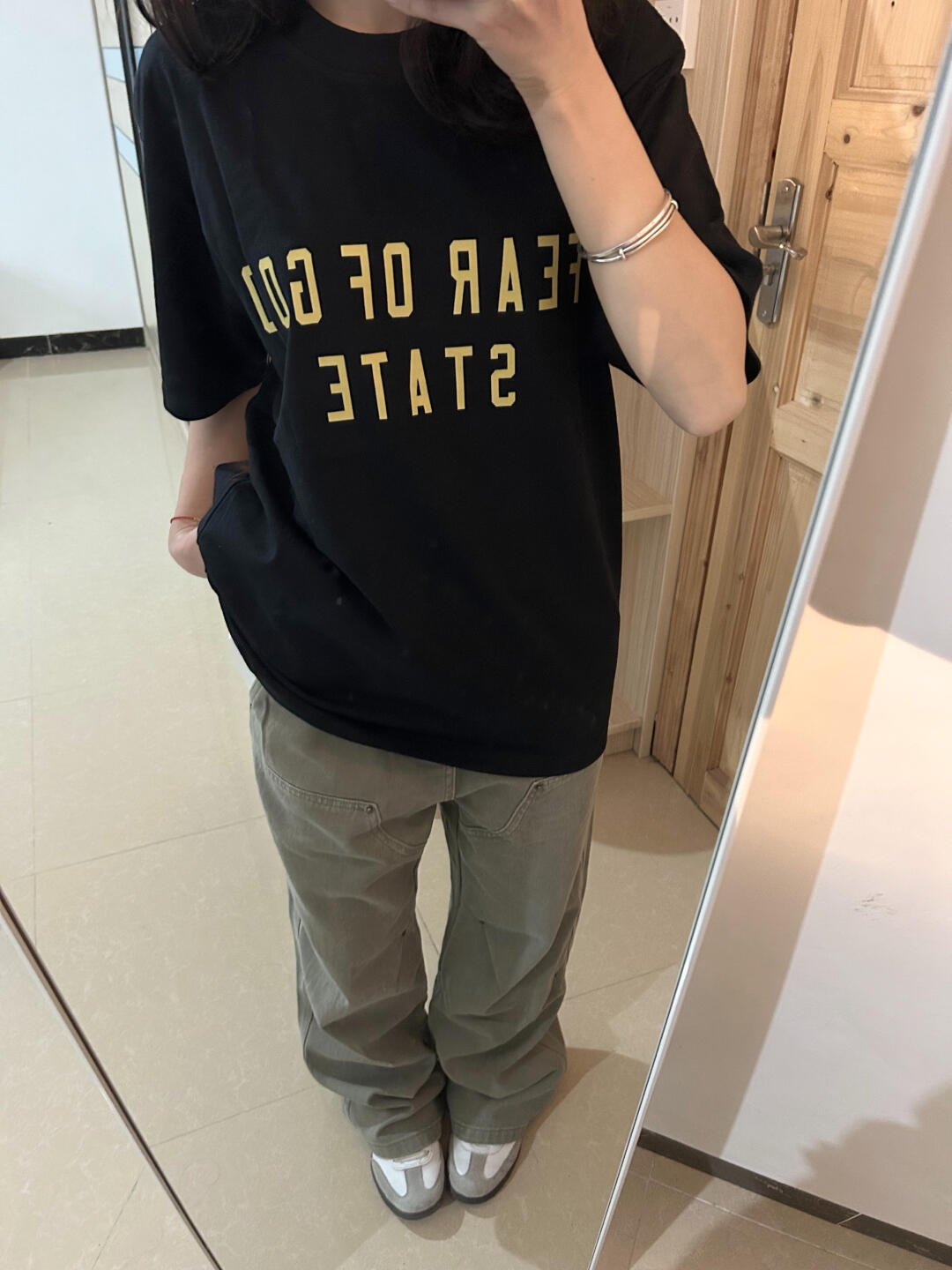 High-quality pure cotton 200g 100% cotton combed tight high-quality workmanship short-sleeved T-shirt for women