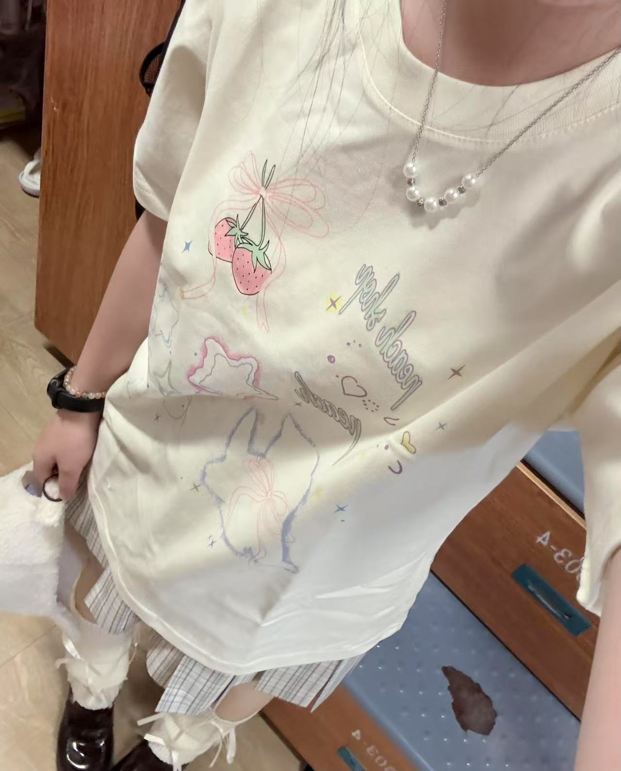 High-quality pure cotton 200g 100% cotton combed tight high-quality workmanship short-sleeved T-shirt for women