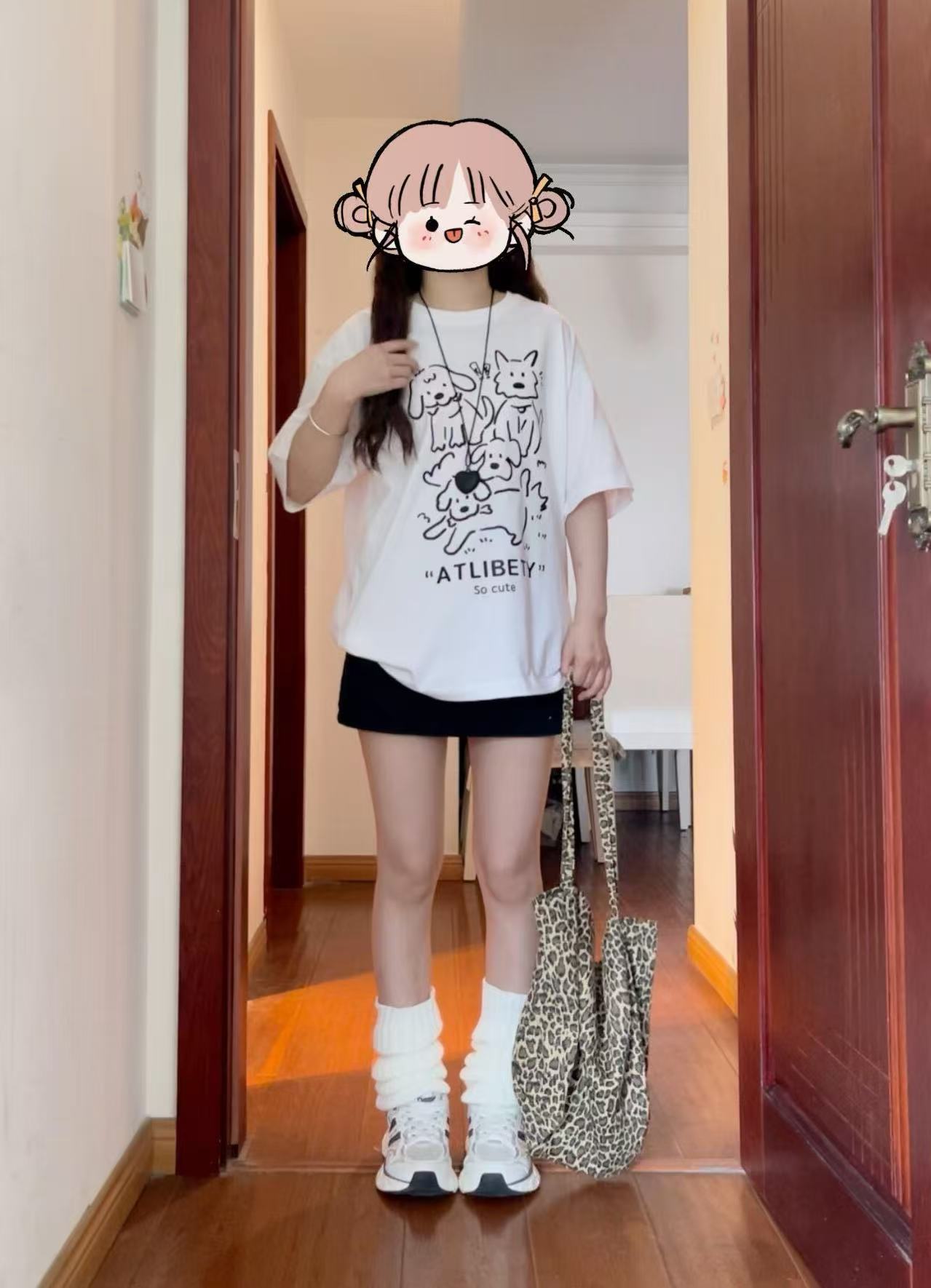 High-quality pure cotton 200g 100% cotton combed tight high-quality workmanship short-sleeved T-shirt for women