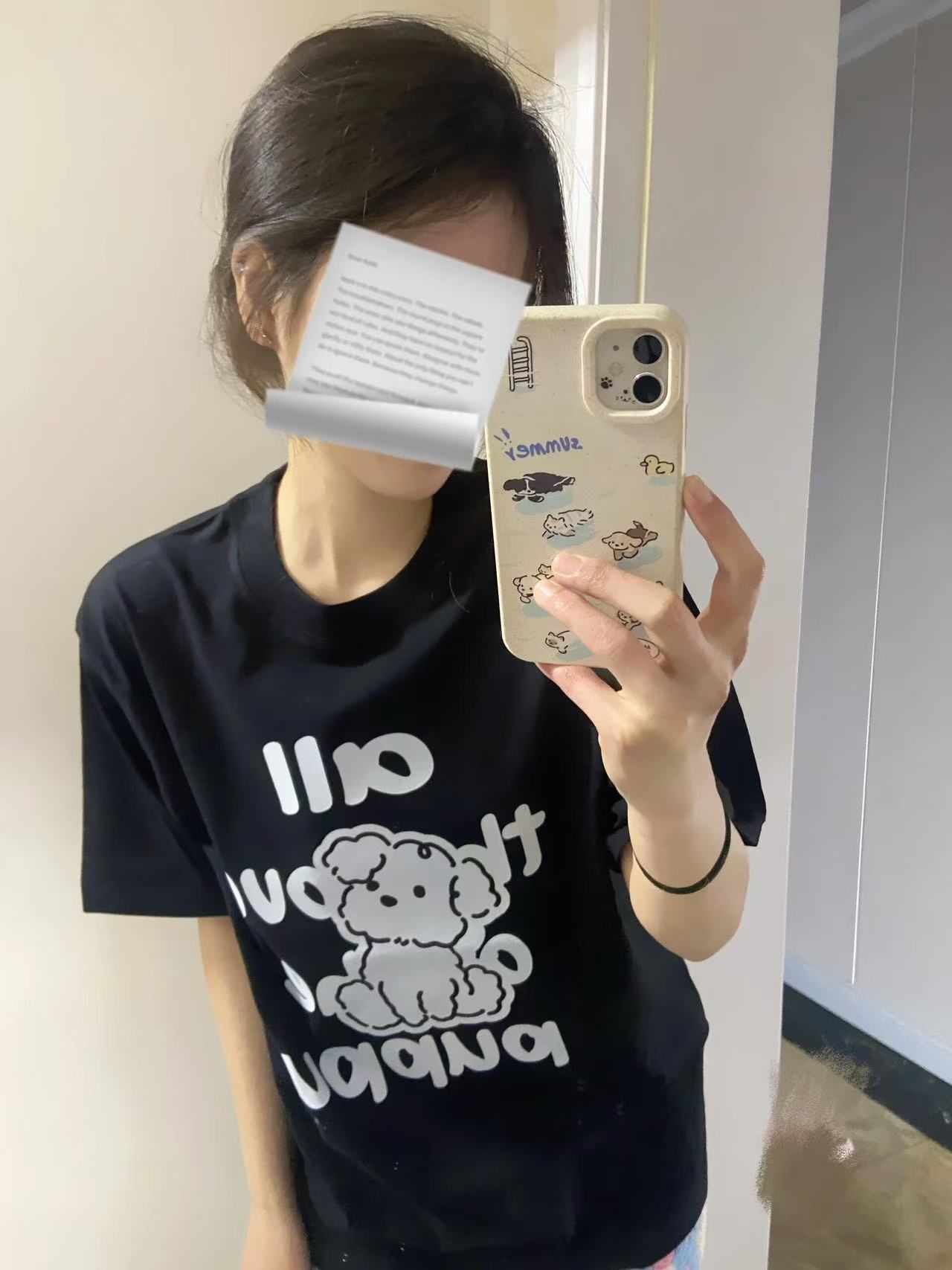 High-quality pure cotton 200g 100% cotton combed tight high-quality workmanship short-sleeved T-shirt for women