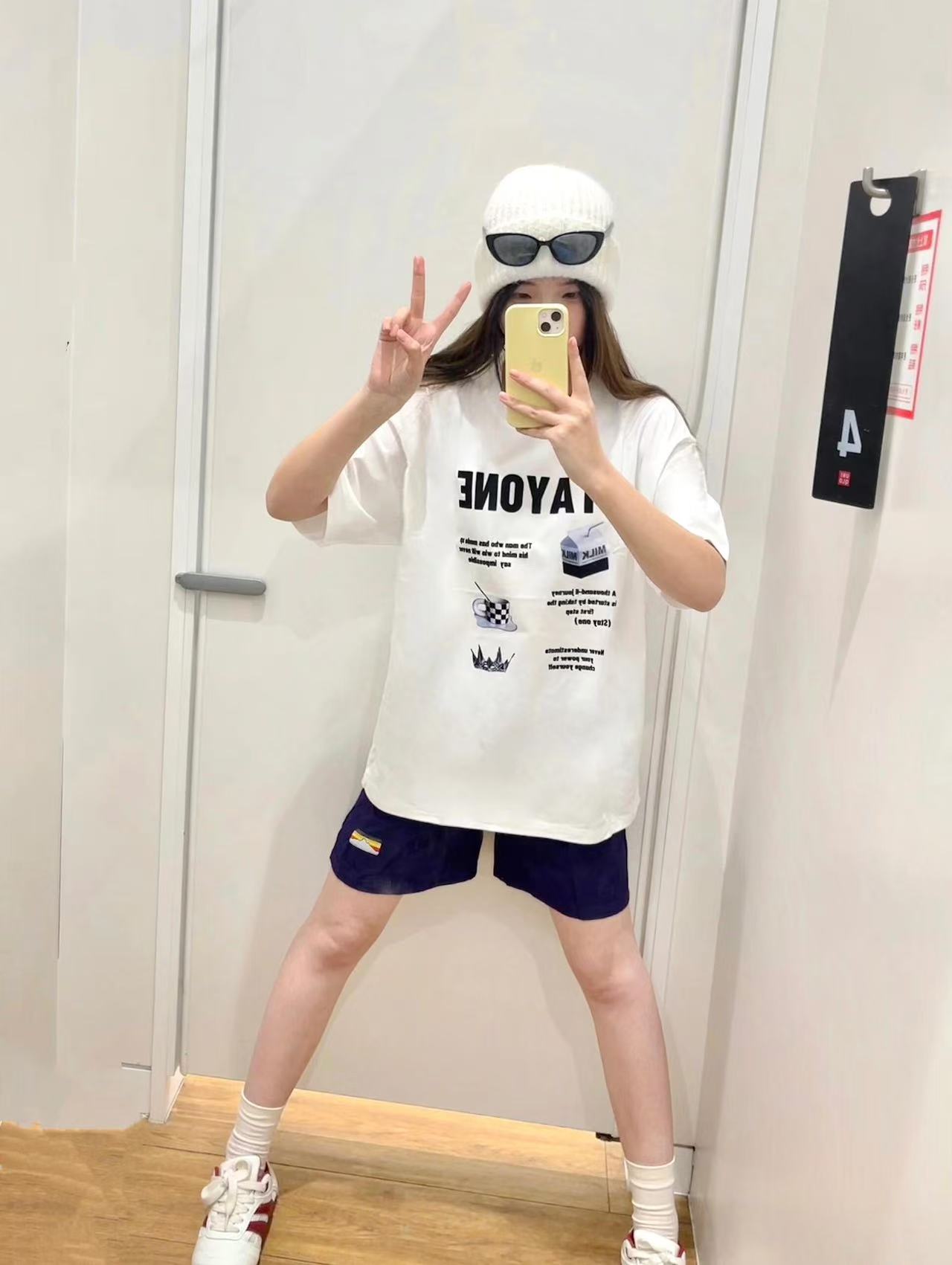 High-quality pure cotton 200g 100% cotton combed tight high-quality workmanship short-sleeved T-shirt for women