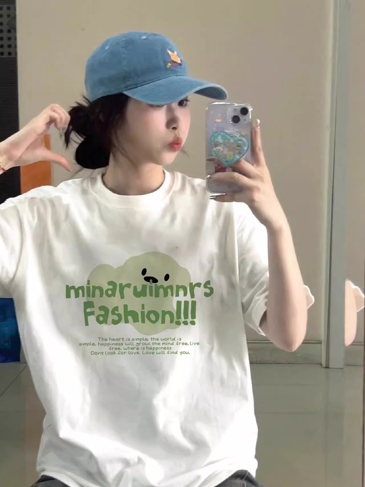 High-quality pure cotton 200g 100% cotton combed tight high-quality workmanship short-sleeved T-shirt for women