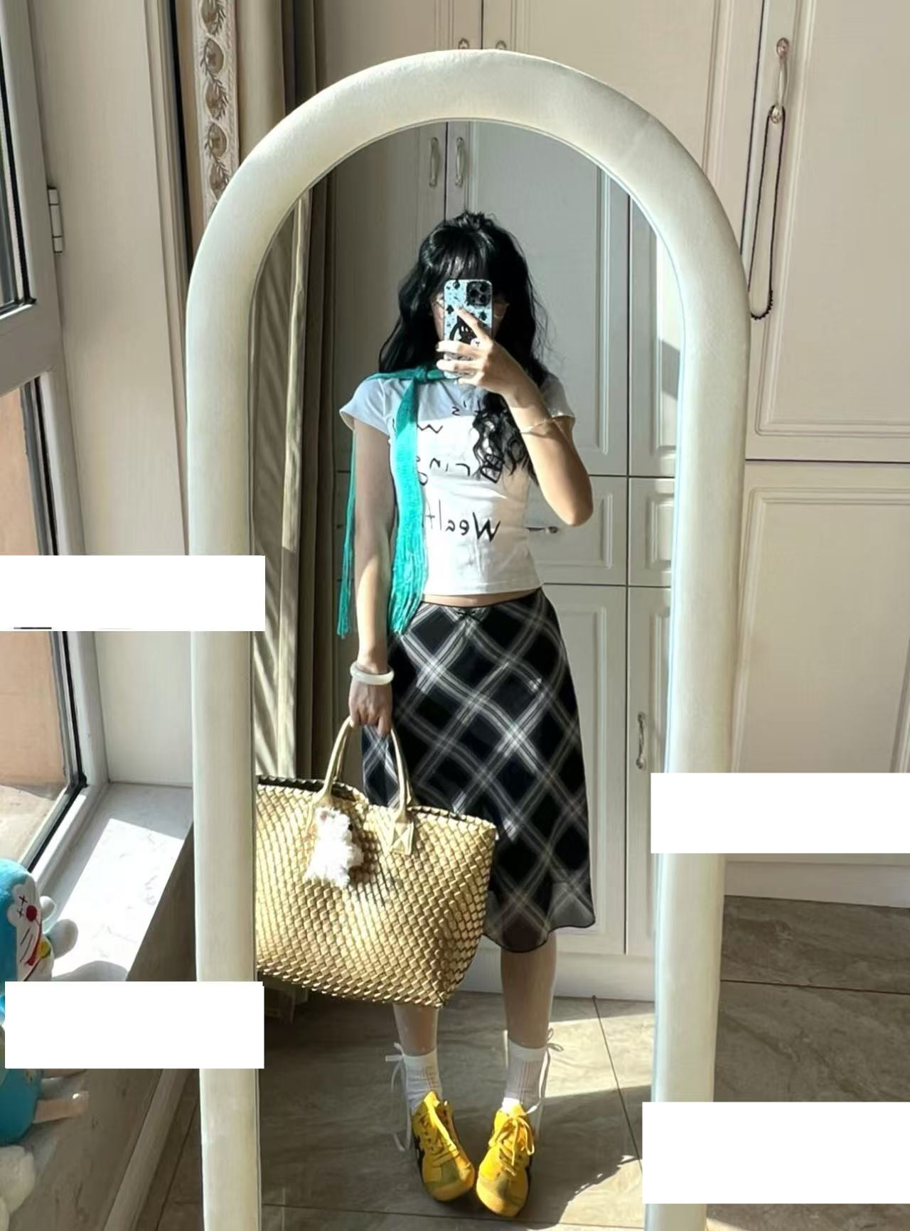 High-quality pure cotton 210g 40 pieces Odale 92 cotton 8 spandex printed hot girl slim short-sleeved T-shirt for women