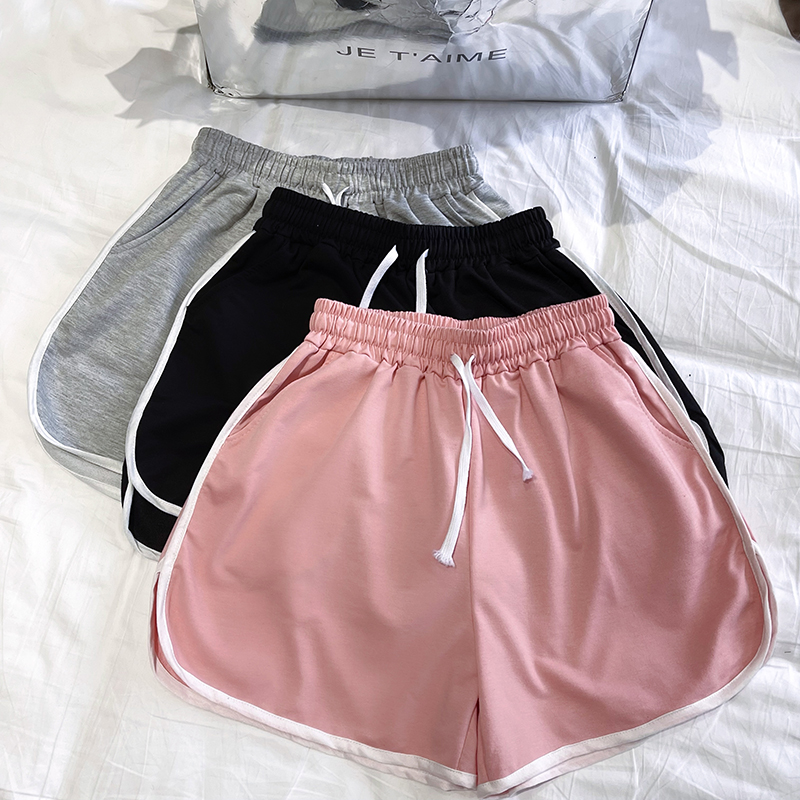 Real photos for women's summer shorts hot pants large size casual pants