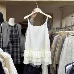 Original workmanship ballet girl princess puff cake skirt hem suspender vest pure hot girl layered inner summer