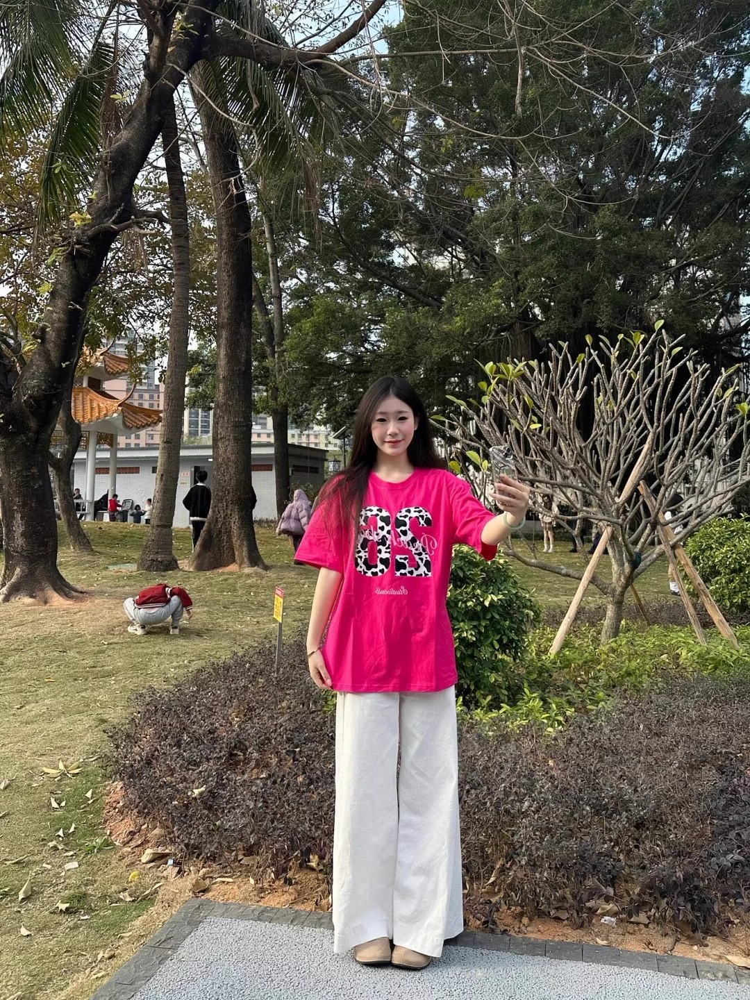 High-quality pure cotton 230g combed tight feel and smooth high-quality workmanship for women's short-sleeved T-shirt