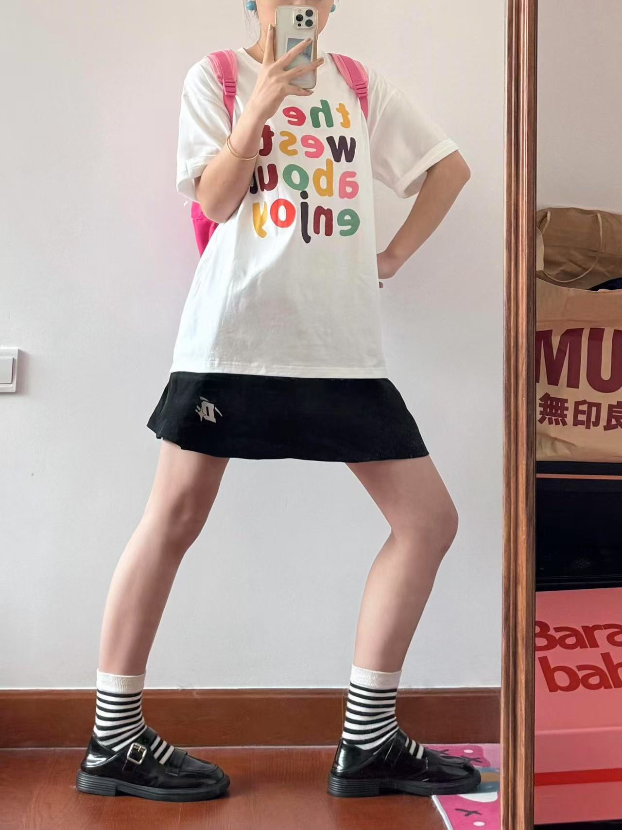 High-quality pure cotton 200g 100% cotton combed tight high-quality workmanship short-sleeved T-shirt for women