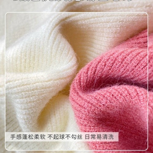 V-neck knitted cardigan jacket new women's inner bottom shirt spring and autumn thin loose top