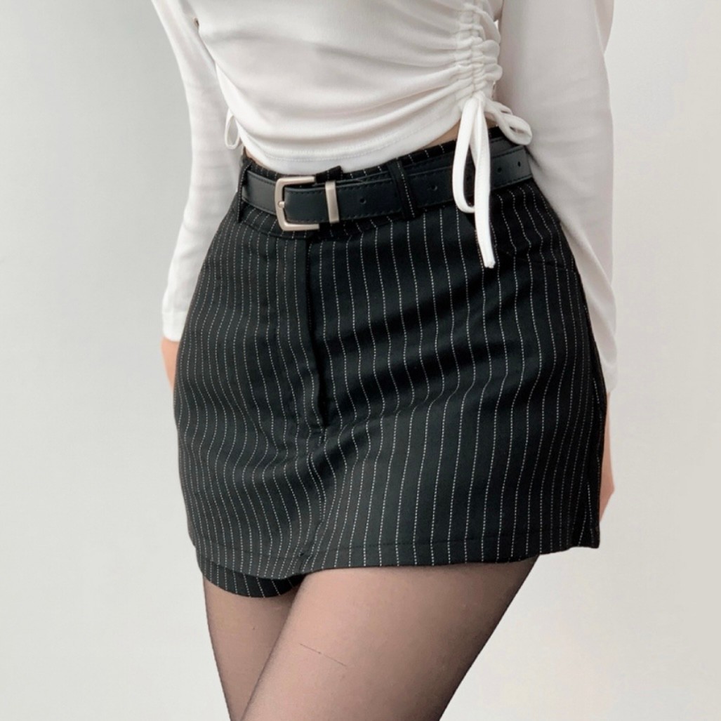 Korean chic spring and autumn A-line skirt temperament versatile design casual shorts