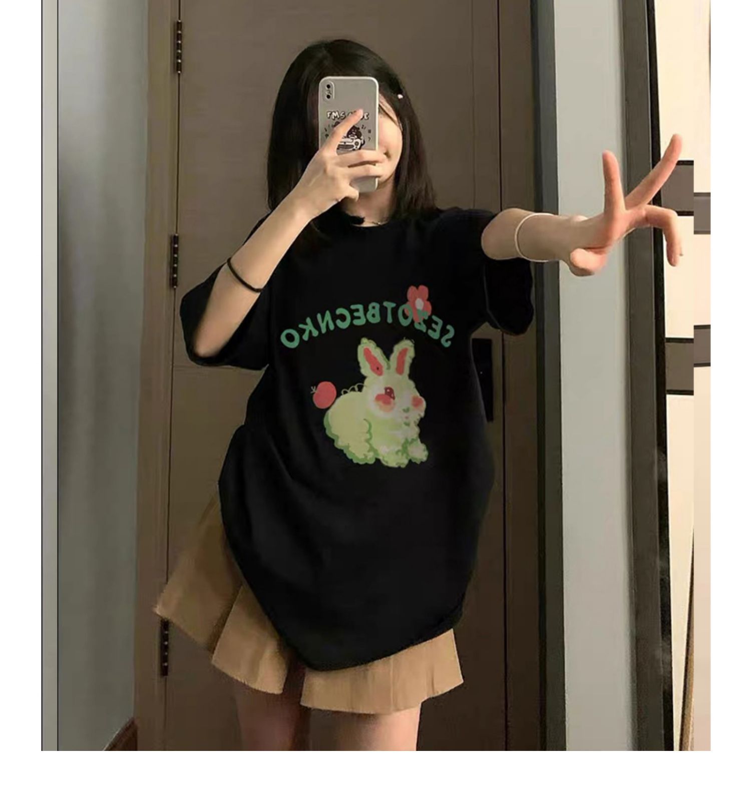 Official picture 200g/combed pure cotton back collar with seam edge S-XXXL summer short-sleeved T-shirt for women