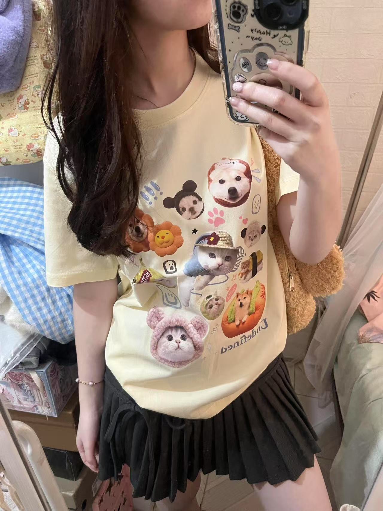 High-quality pure cotton 200g 100% cotton combed tight high-quality workmanship short-sleeved T-shirt for women