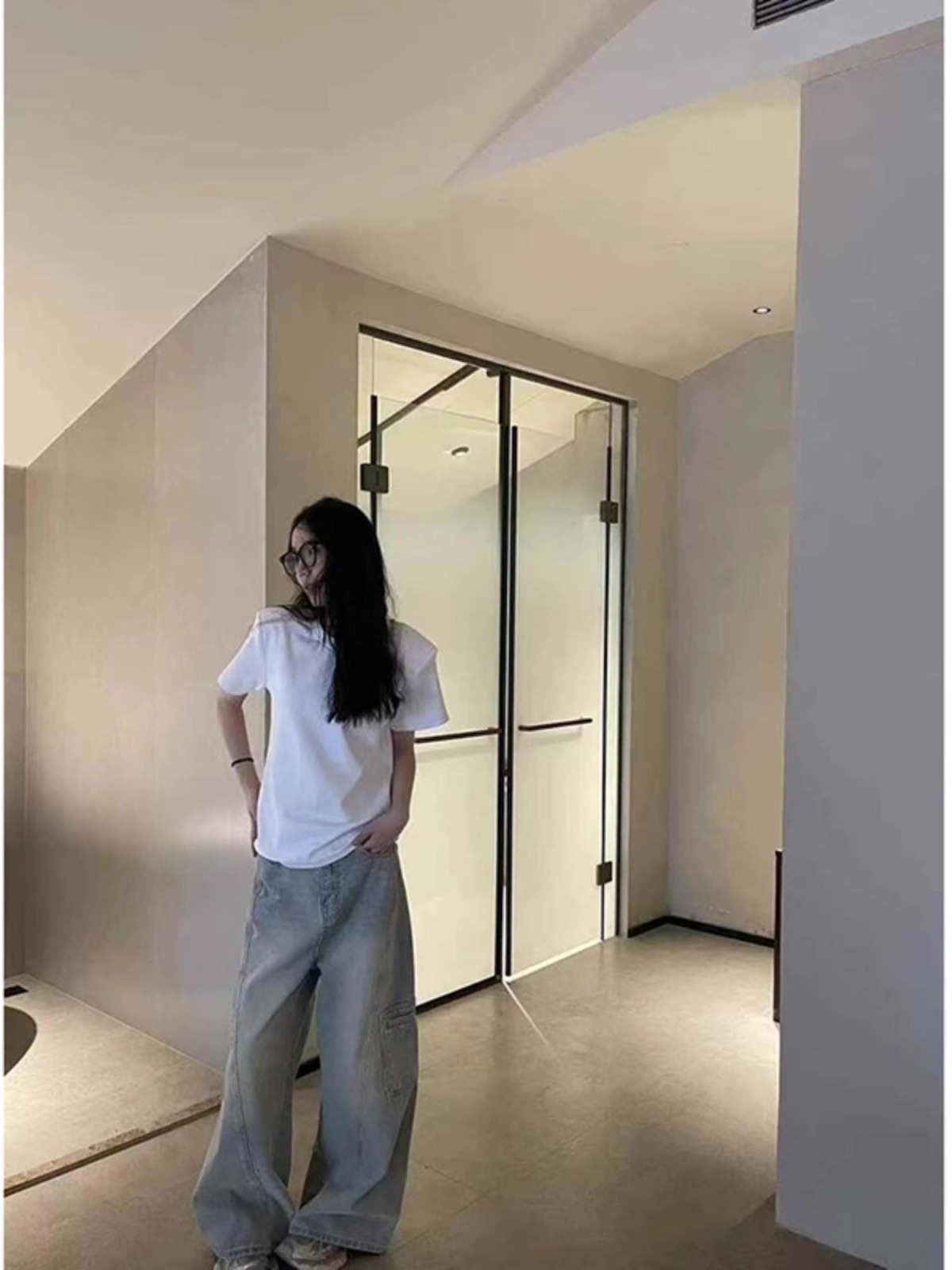 High-quality pure cotton 200g 100% cotton combed tight high-quality workmanship solid color short-sleeved T-shirt for women