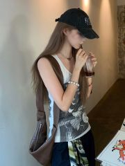 260g American retro sleeveless vest for summer wear inside and outside wearing T-shirt vest vest vest vest