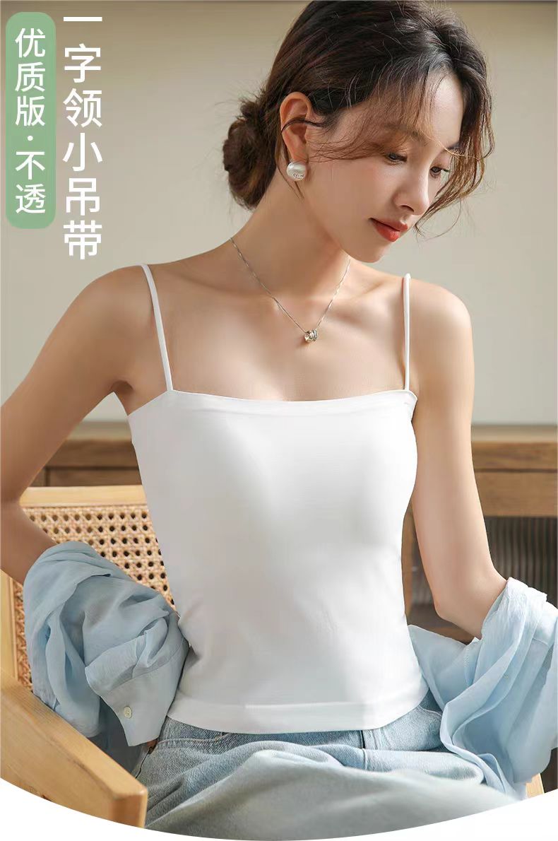 2025 Long Sleeve Strapless Vest Summer One Piece Bra Pad Underwear Top Outer Wear Back Support Bra Lingerie 