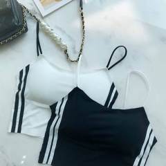 冰絲吊帶簡約百搭時尚 法式浪漫 韓版時尚