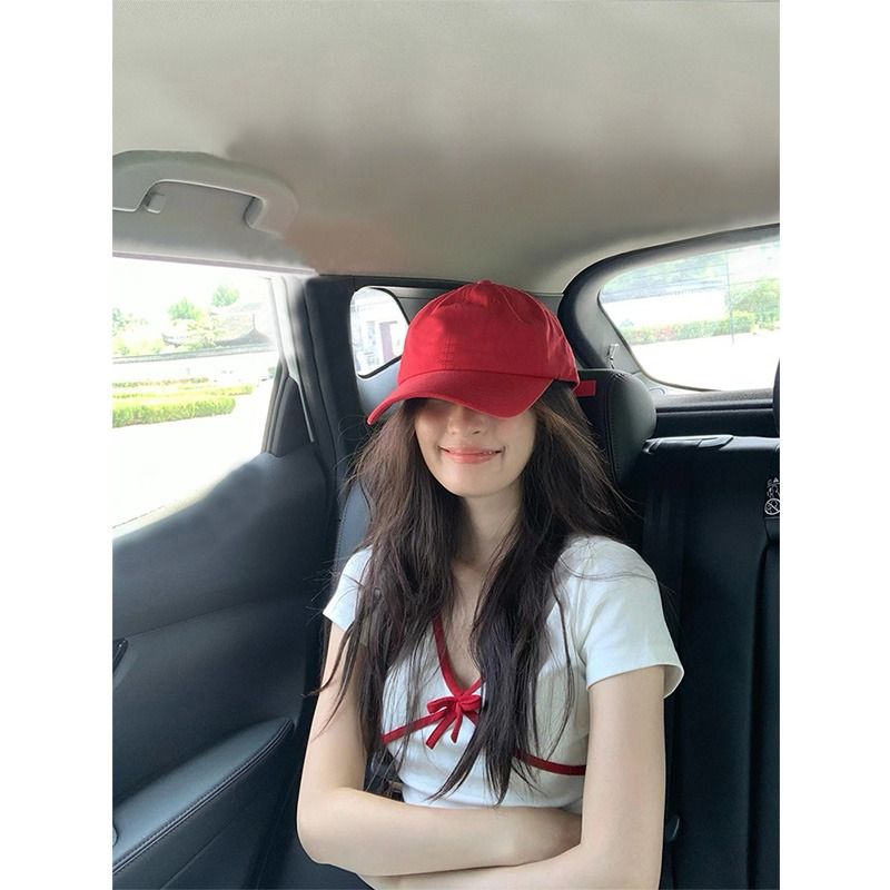 40-piece fine cotton bow V-neck white front shoulder short-sleeved T-shirt for women's summer slim slim and chic short top