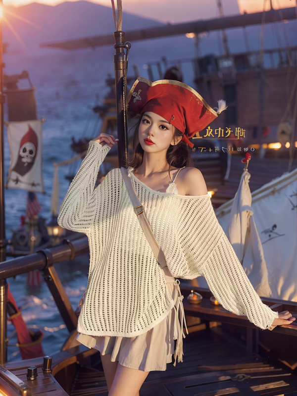 Hollow mesh blouse for women in spring and summer thin style with loose lazy style sunscreen knitted long-sleeved T-shirt off-shoulder top