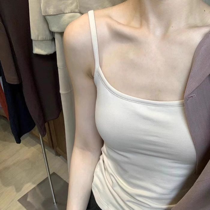 Modal fabric 260g suspender vest for women wearing slim body
