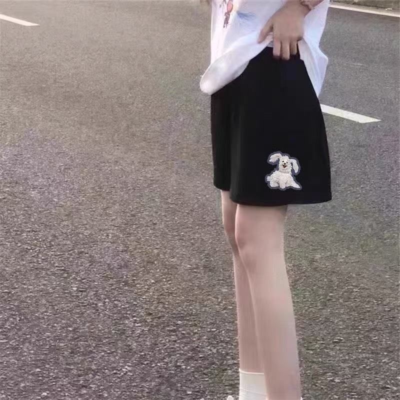 短褲女夏季2025新款薄款寬鬆顯瘦闊腿褲子學生休閒褲抽繩ins