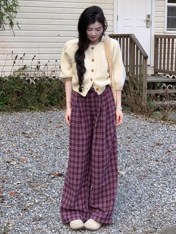 韓版時尚小個子軟糯長袖針織毛衣女修身顯瘦休閒減齡單排扣上衣潮
