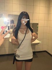 純欲風外穿白色吊帶背心外穿夏薄款修身顯瘦無袖工字上衣