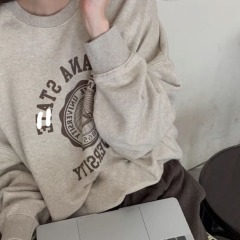 The ultra-hot CEC women's spring and autumn Korean version oversize no-hat thin jacket for Instagram trendy students loose top clothing