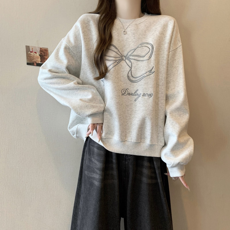 Women's Spring Korean Version Oversized Capless Thin Sweatshirt Outerwear Ins Trendy Student Loose Top Jacket