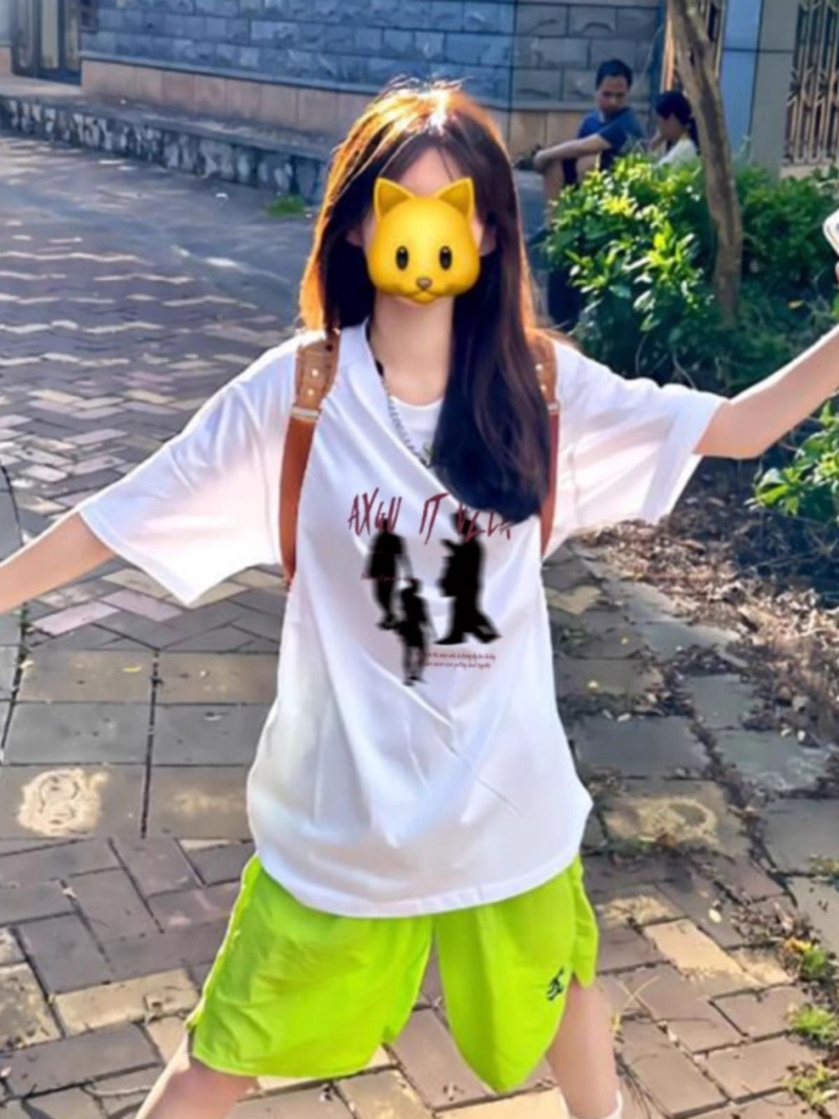 高品質純棉220克精梳緊密100%棉直播同品寬鬆短袖t恤女