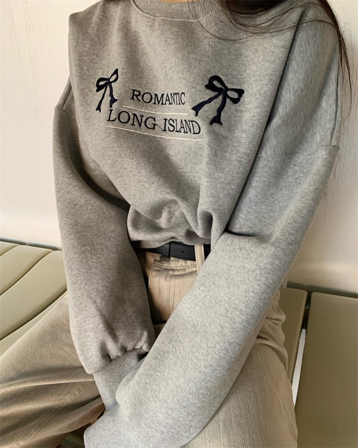 Chiccec Women's Spring and Autumn Korean Version Oversize Hoodless Thin Sweatshirt Ins Trendy Student Loose Top Jacket