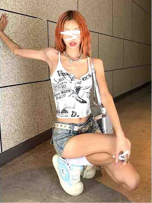 1*1隨心裁 260克吊帶背心女夏彈力內搭顯瘦辣妹上衣潮