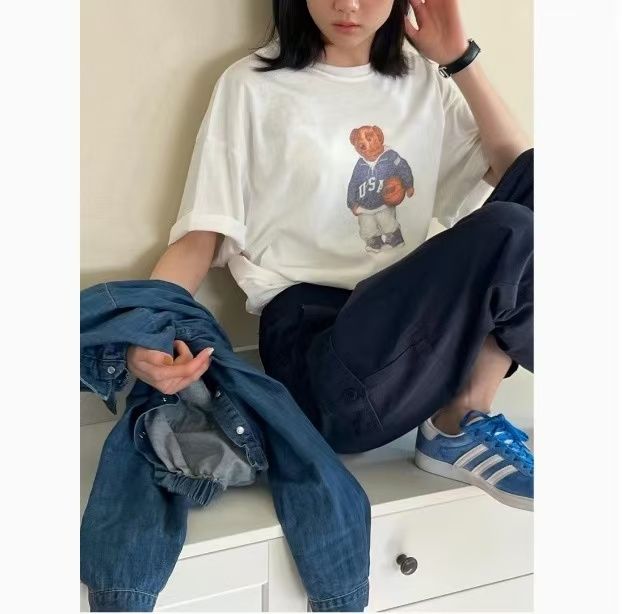 韓系可甜可咸慵懶風寬鬆設計感百搭上衣