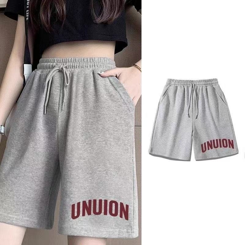 Women's Summer 2025 New Thin Loose Hiding Wide Leg Pants Student Casual Drawstring Ins