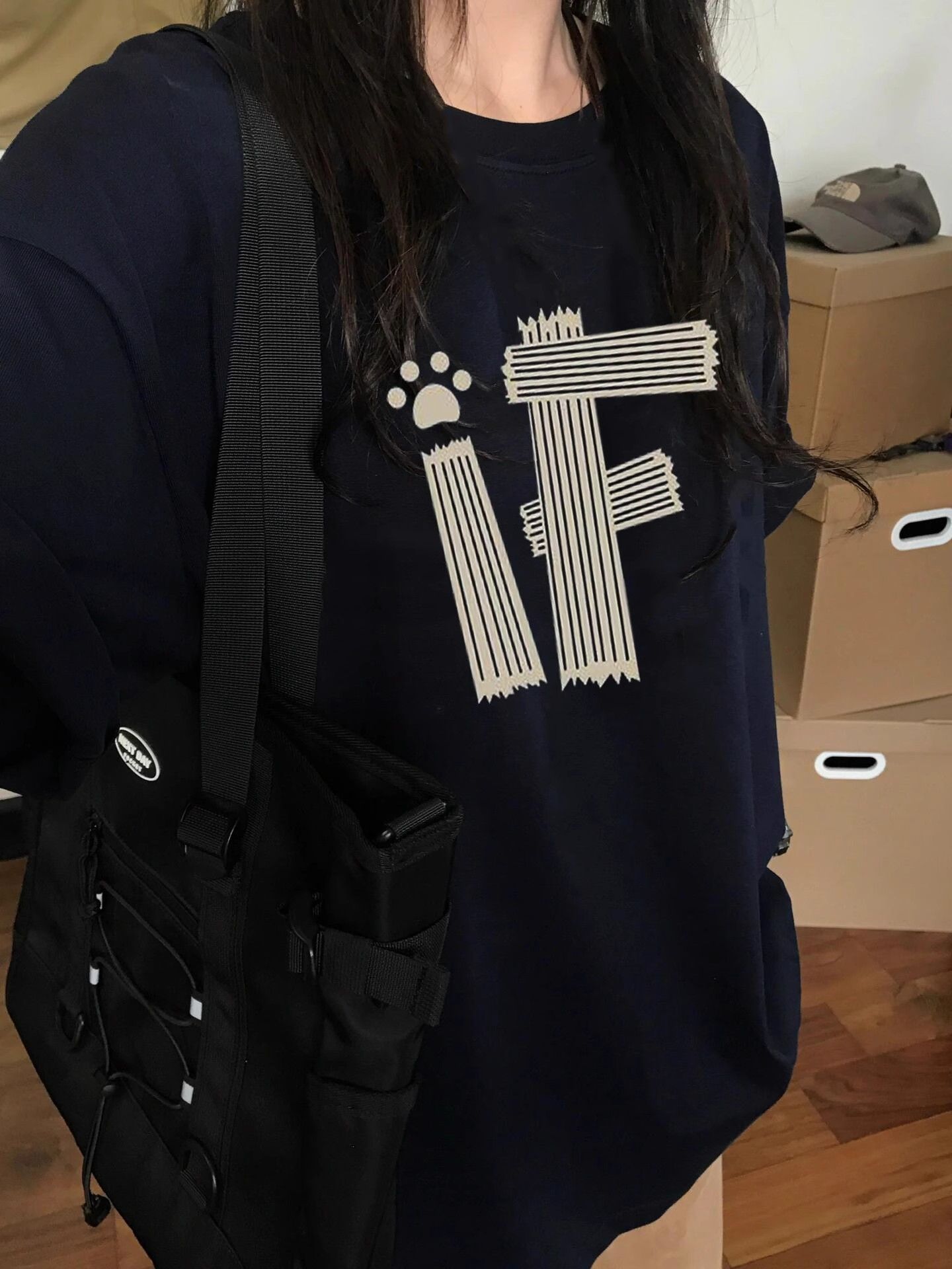 高品質純棉220克精梳緊密100%棉直播同品寬鬆短袖t恤女