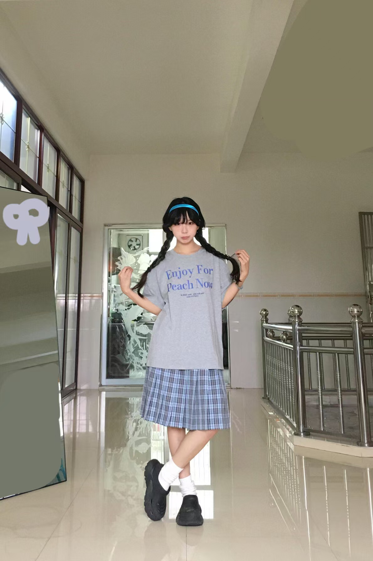 200g combed and tight-fitting sprinkler, pure cotton backpack, spring and summer loose shoulder printed short-sleeved T-shirt