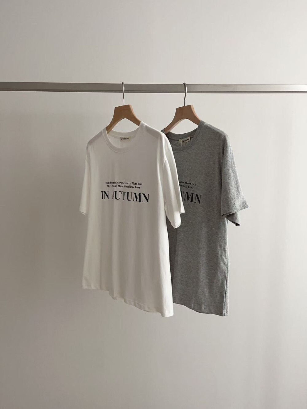 200g combed and tight spun in 2025, pure cotton back bag strip, spring and summer loose shoulder printed short-sleeved T-shirt