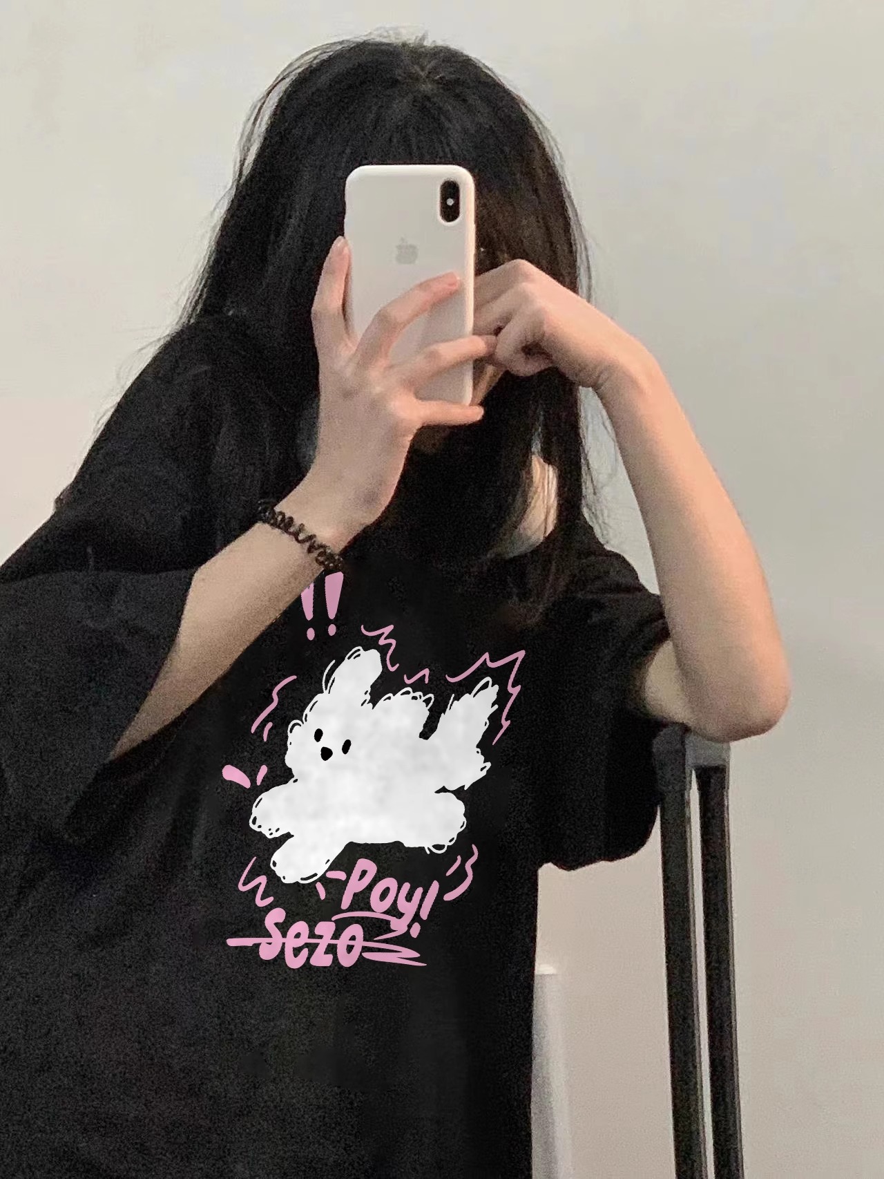 Korean chic2025 summer new short-sleeved T-shirt for women Japanese and Korean trendy printed tops for women\Not changing