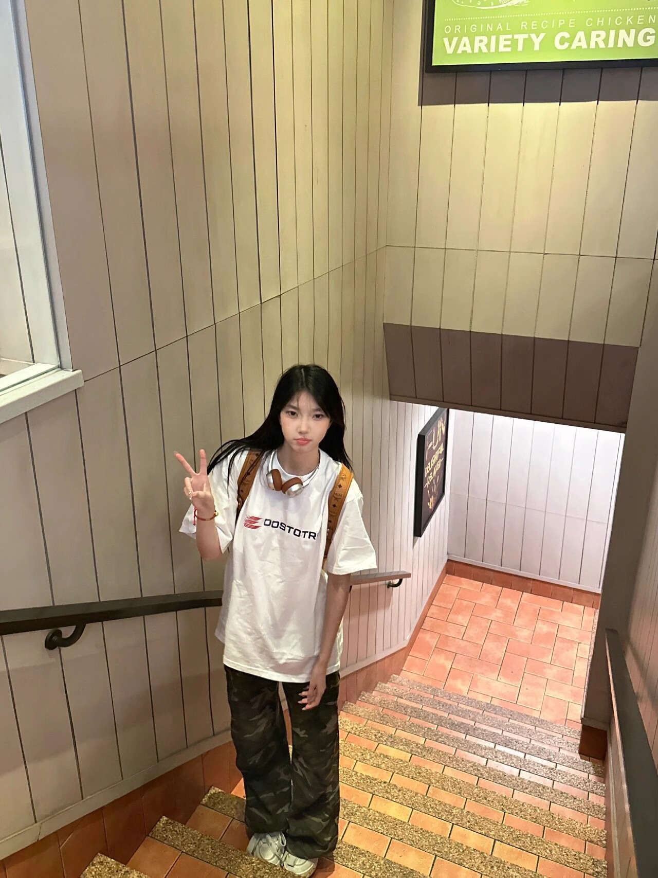 Korean chic2025 summer new short-sleeved T-shirt for women Japanese and Korean trendy printed tops for women\Not changing