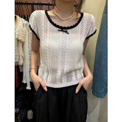 Korean short-sleeved T-shirt for women 2025 new summer age-reducing versatile design and slimming short top