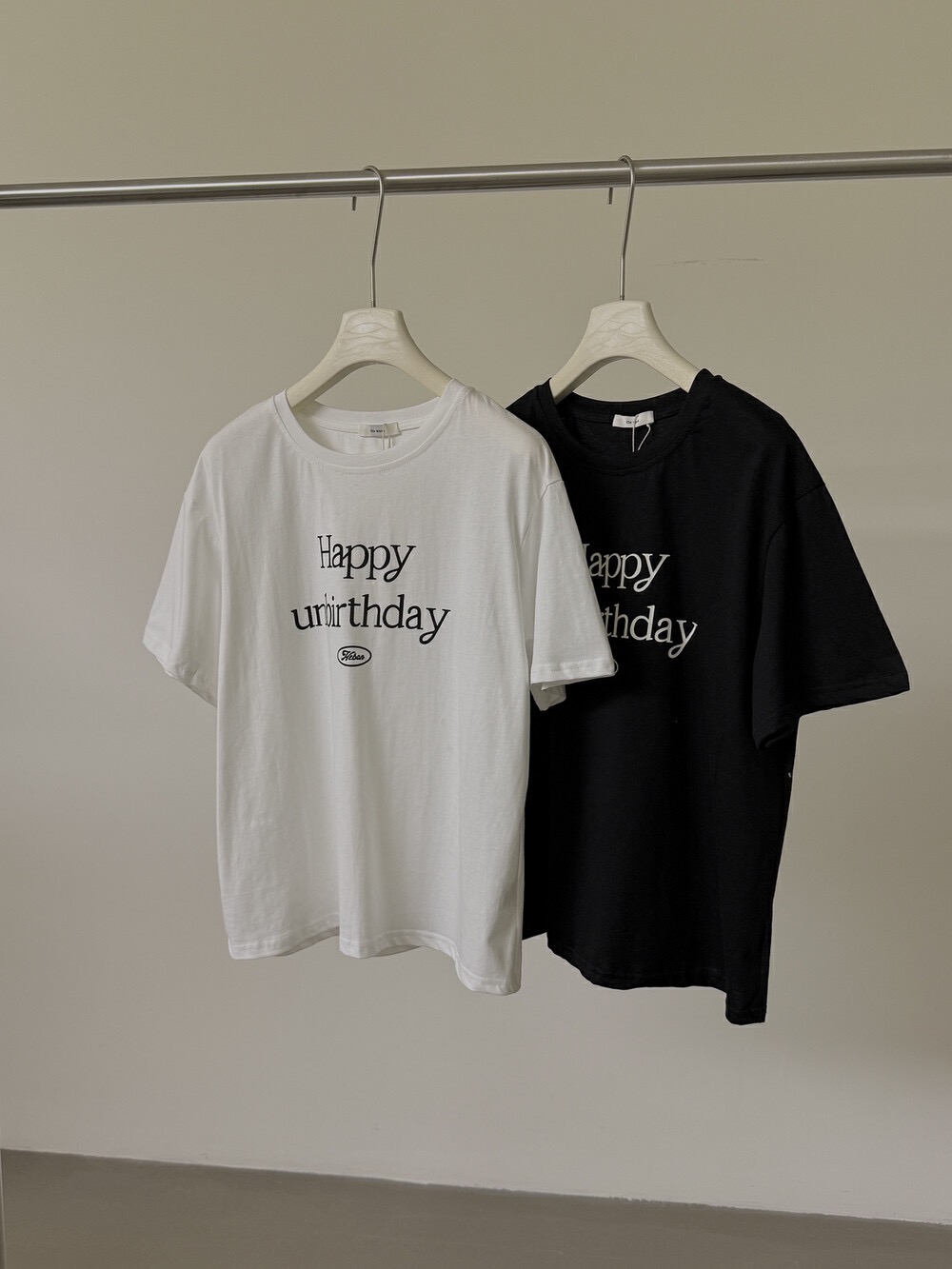 200g combed and tight-fitting sprinkler, pure cotton backpack, spring and summer loose shoulder printed short-sleeved T-shirt