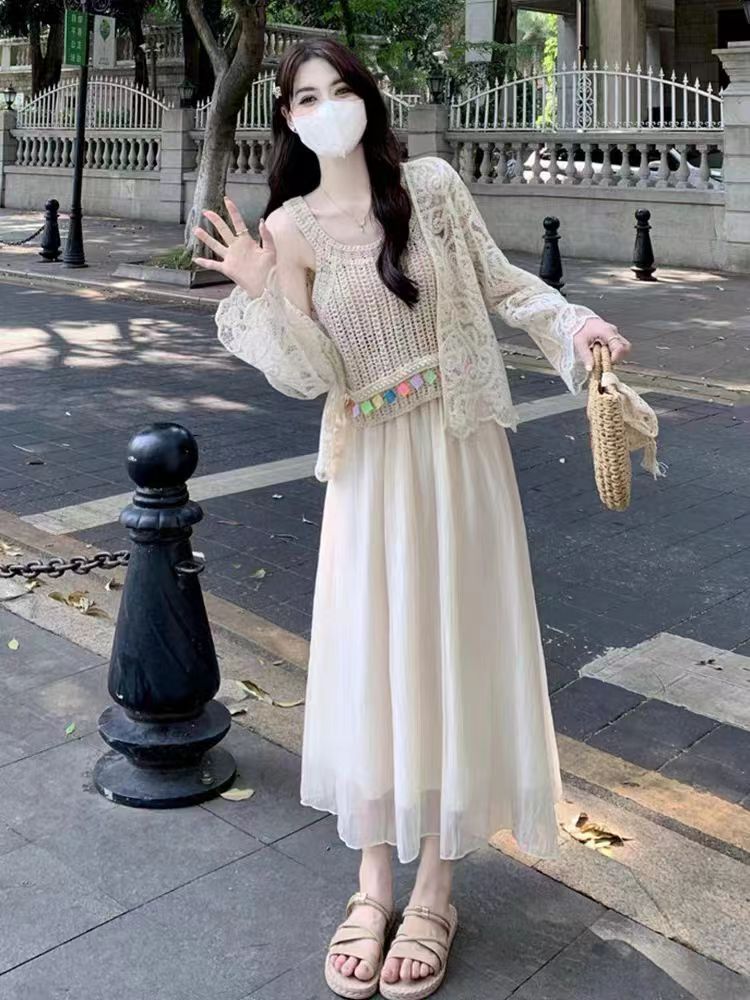 Internet celebrity national style dopamine dress dress for women in summer fashionable and age-reducing fashion, small person looks taller